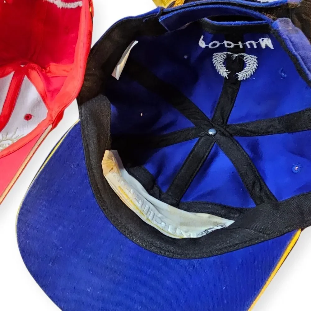Vintage Baseball Cap Hat Lot – Ford, Budweiser, Michelin, NY, NASCAR (6 Total) - Picture 6 of 9